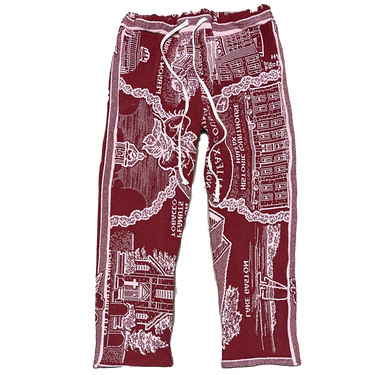 1OF1 "RED" TAPESTRY PANTS