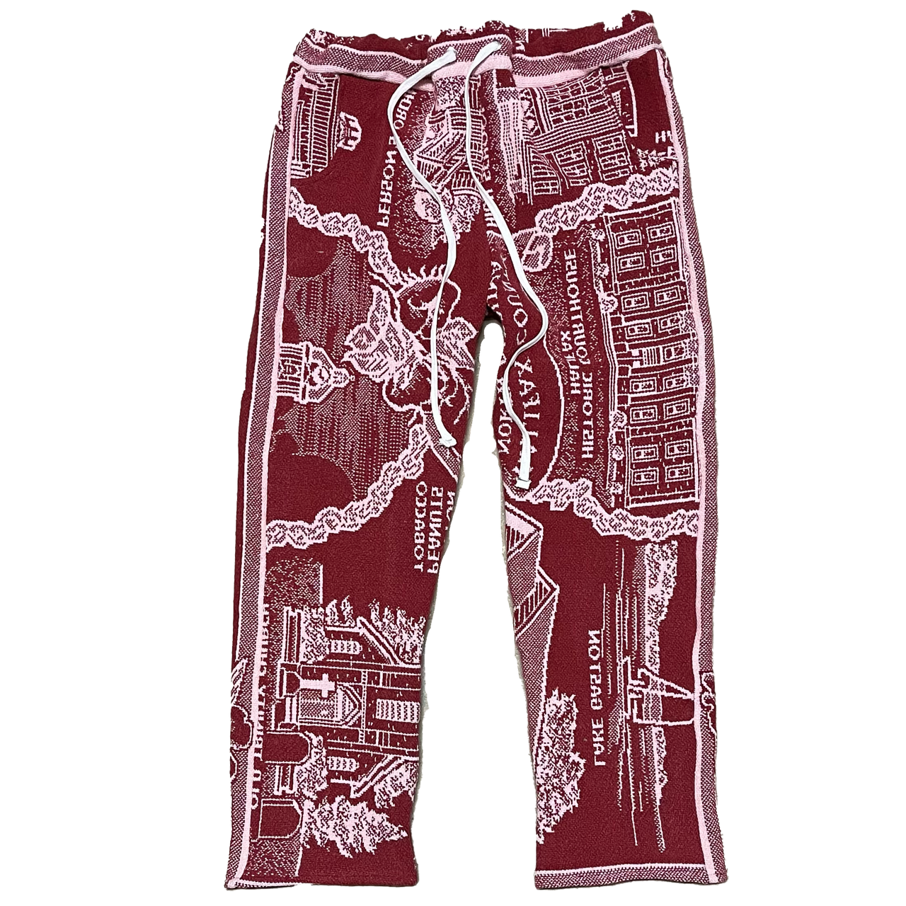 1OF1 "RED" TAPESTRY PANTS