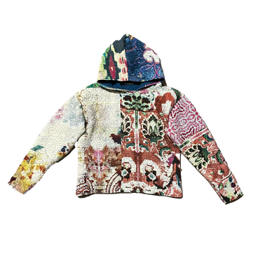 1OF1 "ABSTRACT" QUILT HOODIE